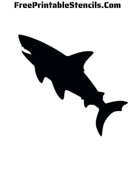 Shark Stencil Printable