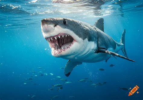 Shark swimming