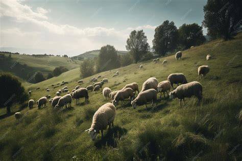 Sheep on Hill