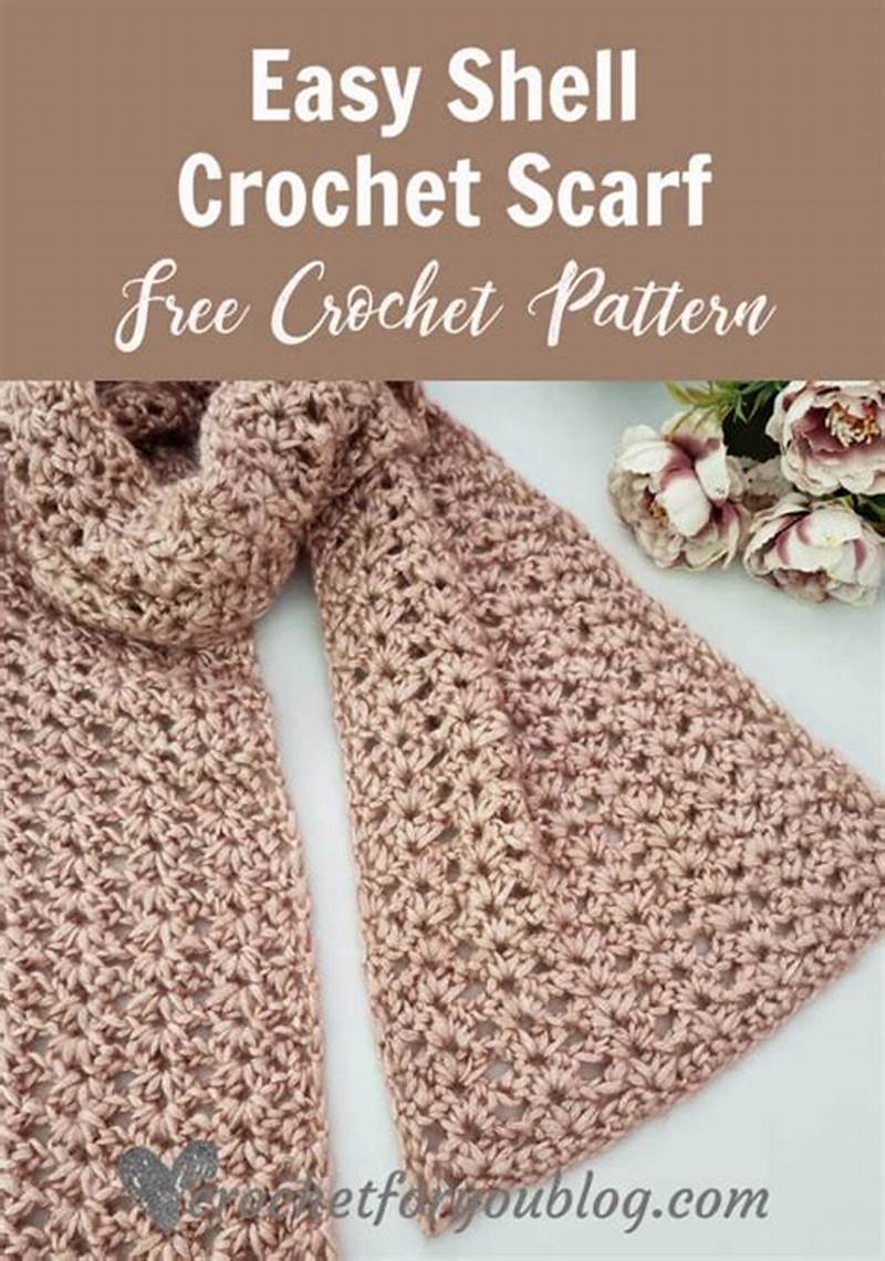 Shell Scarf Crochet Pattern