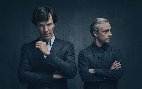 Ilustrasi Sherlock Holmes dan Dr. Watson