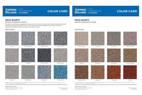 Sherwin Williams Concrete Paint Color Chart