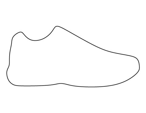 Shoe Outline Template