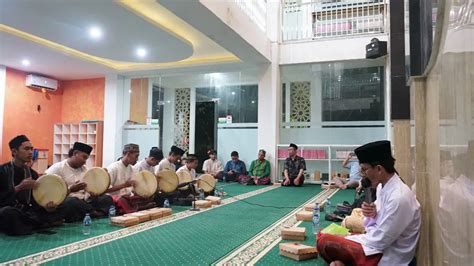 Sholawat performance in a mosque