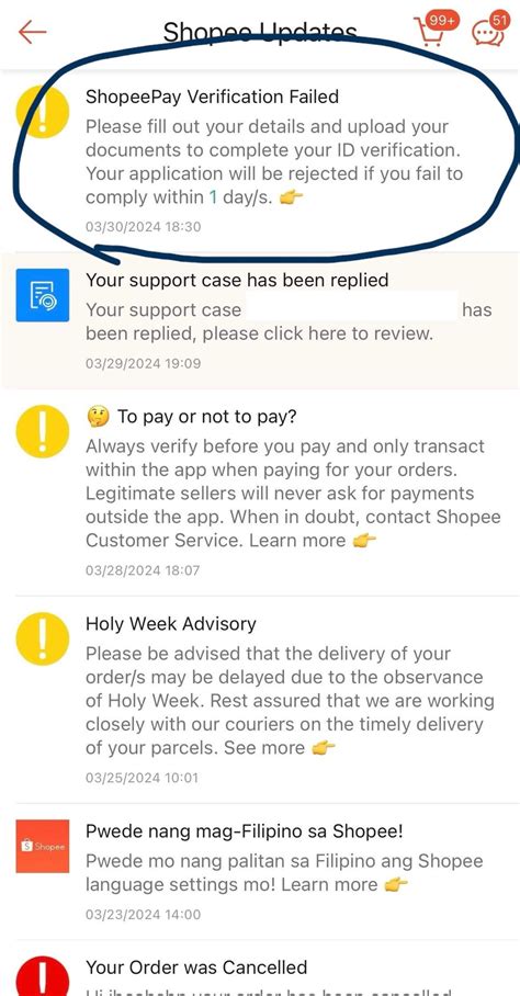 ShopeePay Verification Problem
