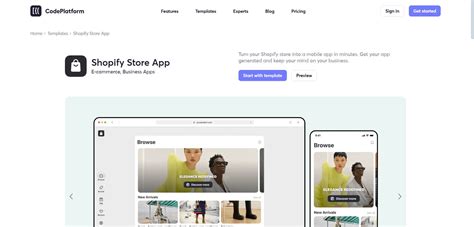 Shopify Mobile App Template