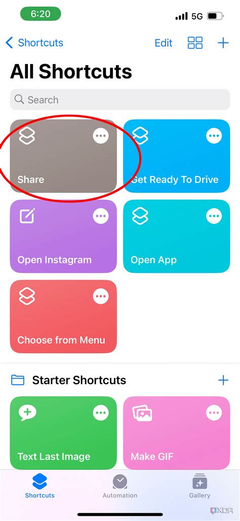 Shortcuts App