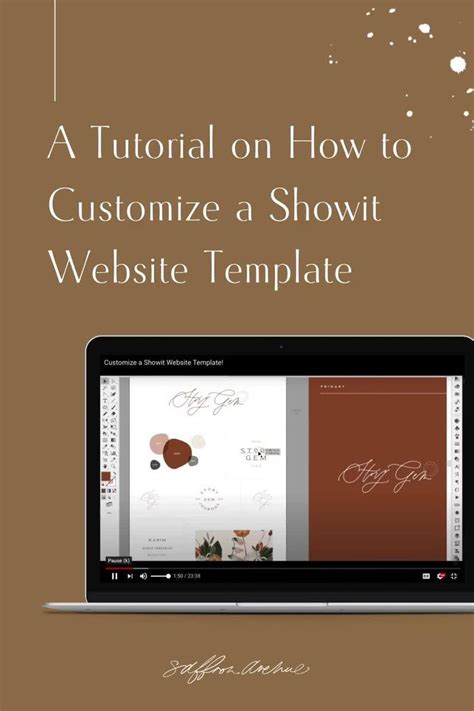 Showit Template Customization