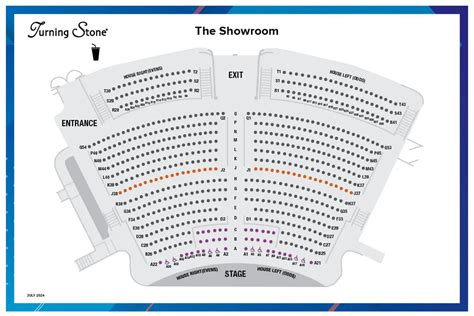 Showroom Seating Chart Turning Stone