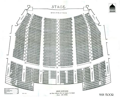 Shrine Expo Hall Seating Chart