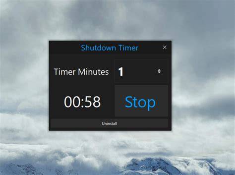 Shutdown Countdown Timer