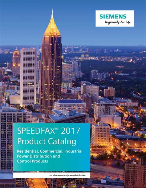Siemens Power Distribution Control Speedfax Product Catalog