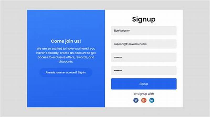 Sign In Sign Up Form