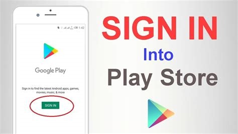 Sign in google play store