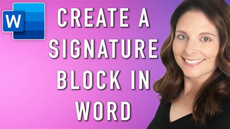 Signature Block