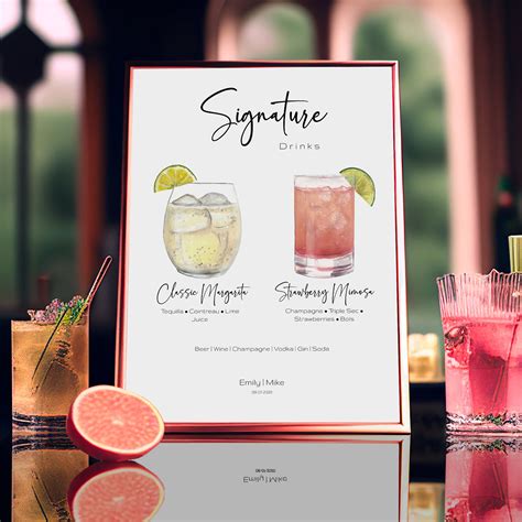 Signature Drink Template
