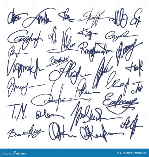 Signature on paper