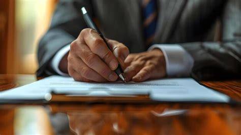 Signing a Formal Agreement