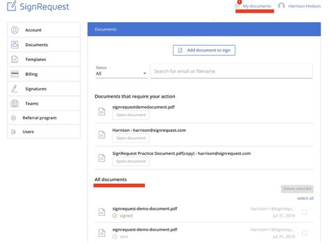 Signrequest Templates