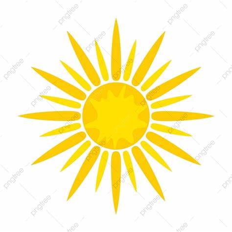 Simbol matahari huruf api