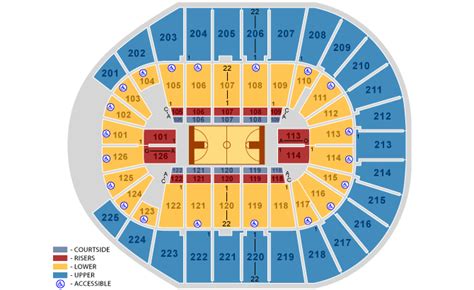 Simmons Arena Seating Chart