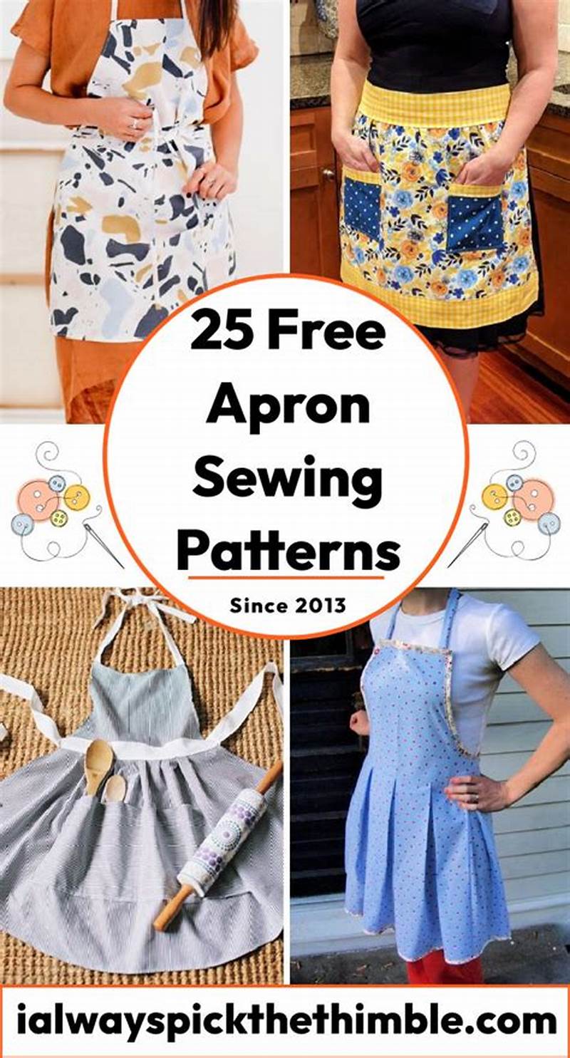 Simple Apron Sewing Pattern