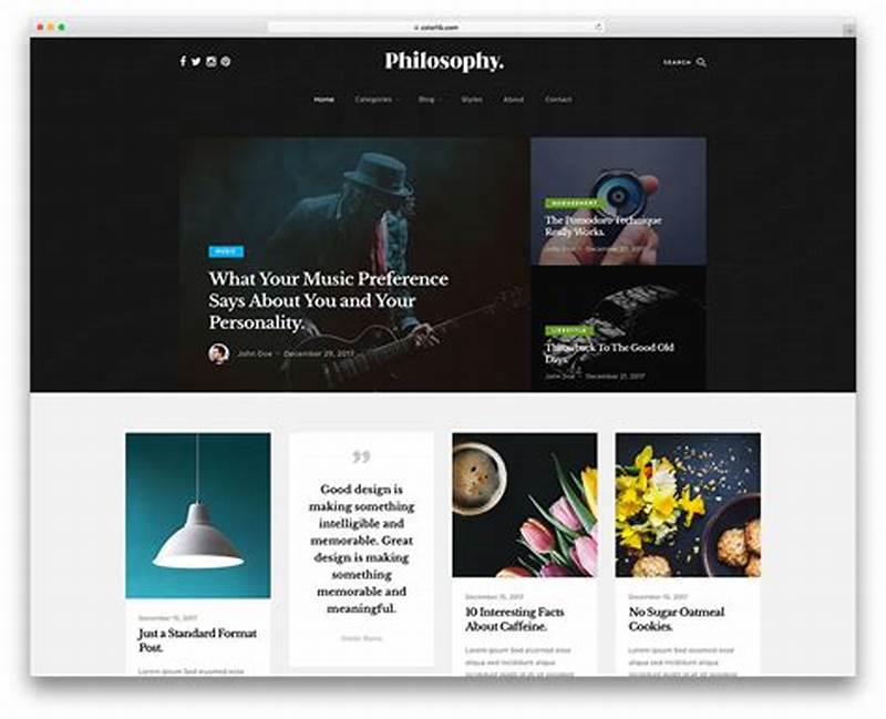 Simple Blog Bootstrap Template Seo
