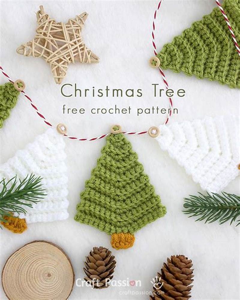 Simple Crochet Christmas Tree Pattern