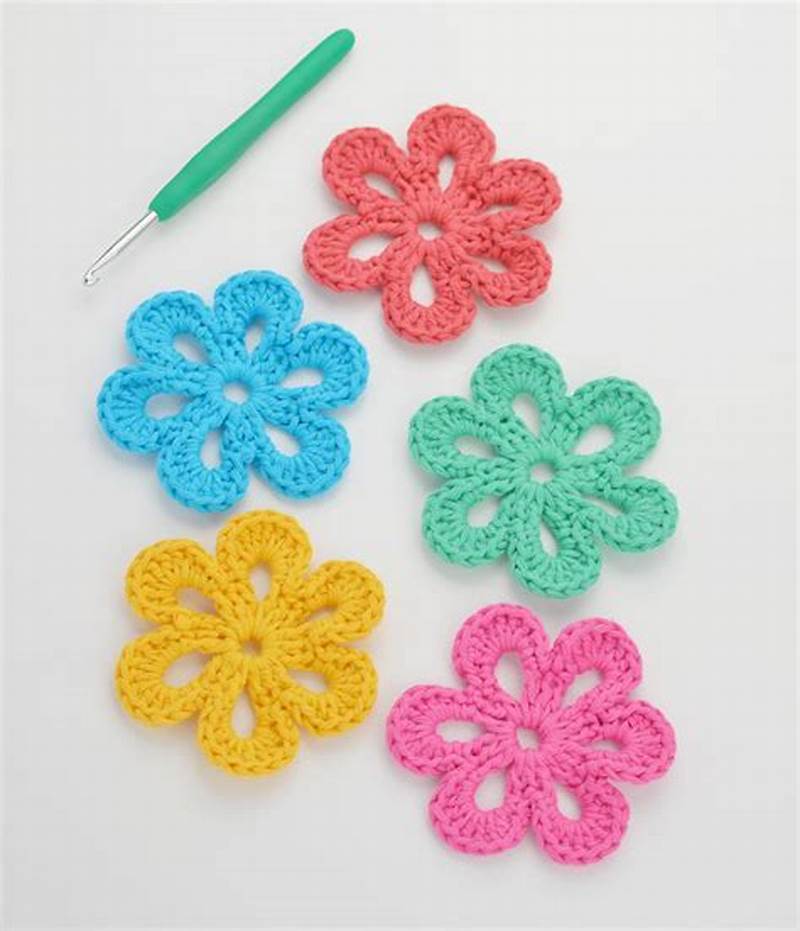 Simple Crochet Flower Pattern