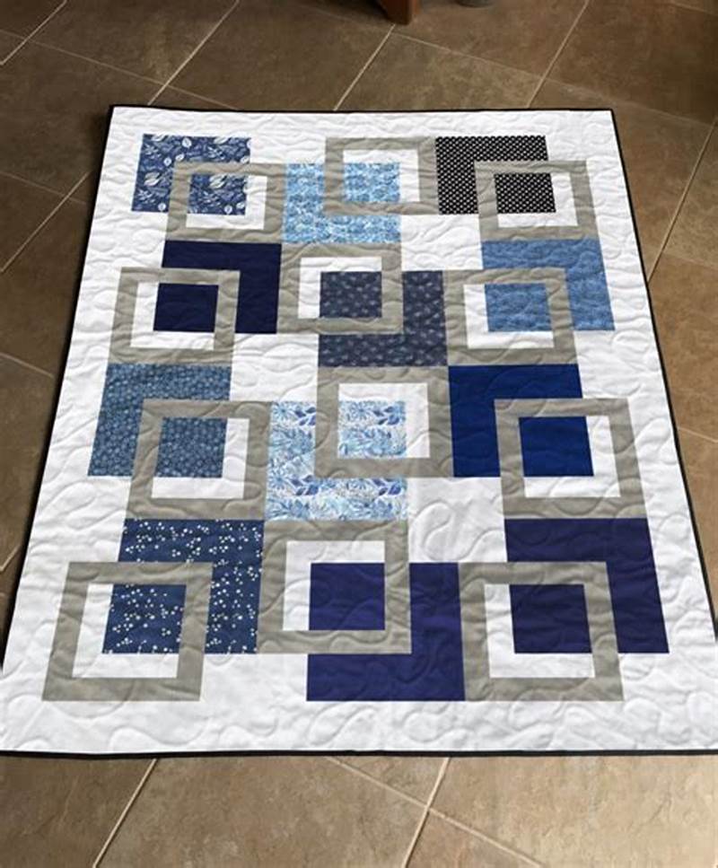Simple Floating Windows Quilt Pattern Free