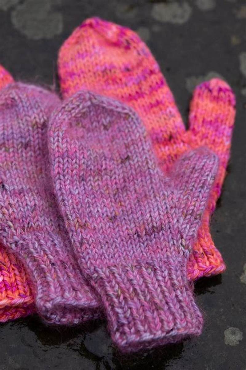 Simple Mittens Knitting Pattern