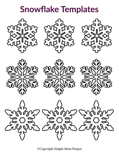 Simple Snowflake Templates