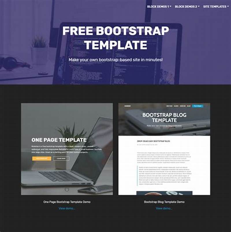 Simple Tech Bootstrap Template Download