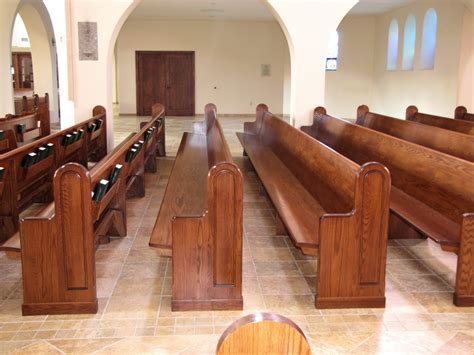 Simple church furniture