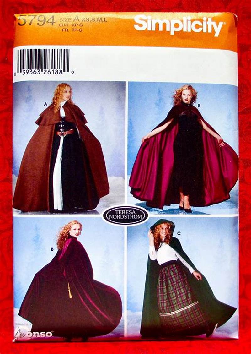 Simplicity Cape Pattern