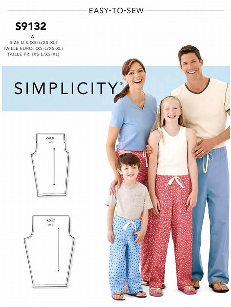 Simplicity Pajama Bottom Pattern