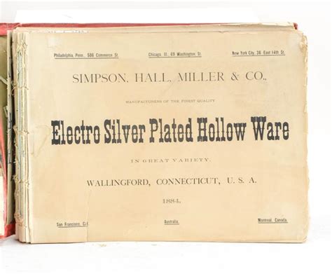 Simpson Hall Miller & Co Catalog