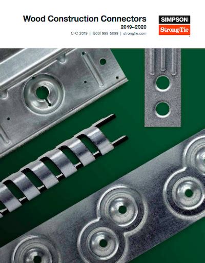 Simpson Strong-tie Catalog 2019