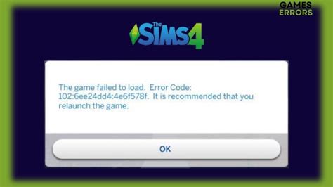 What Is Sims 4 Error Code 102?