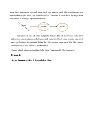 Sinyal untuk Introspeksi