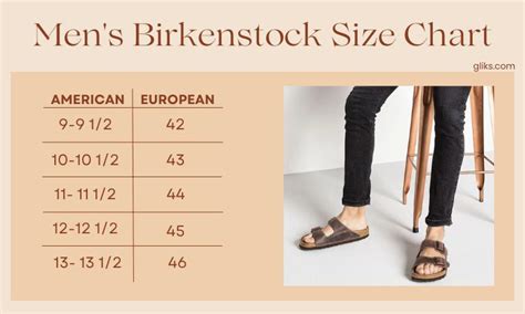 Size Chart Birkenstocks