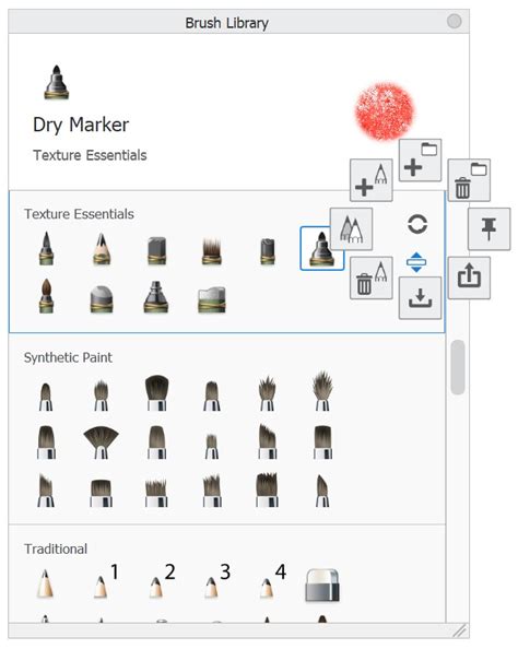 Sketchbook Brush Library