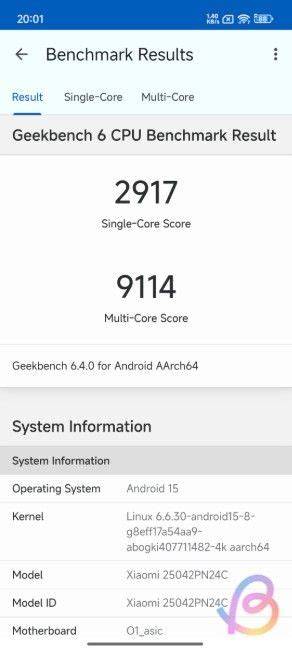 Skor Geekbench XRing O1