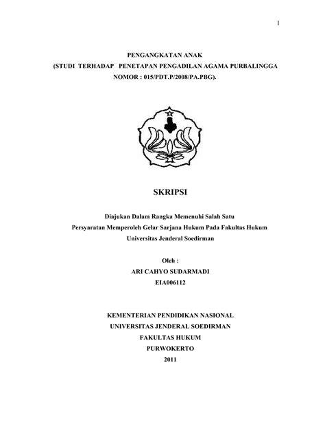 Skripsi Hukum