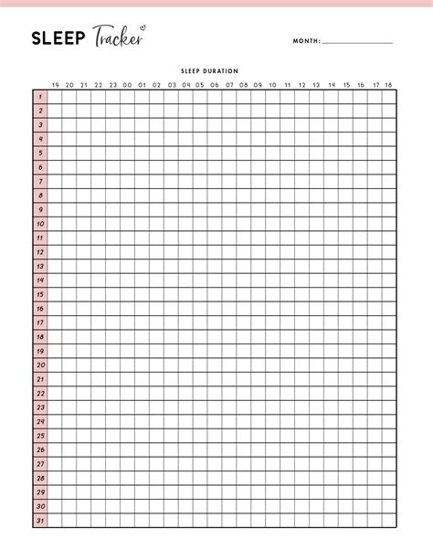 Sleep Tracking Template