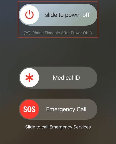 Slide to Power Off