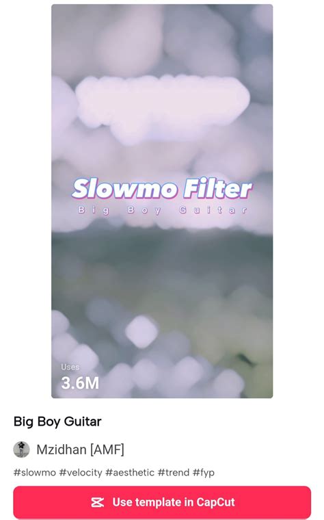 Slow Motion Capcut Template