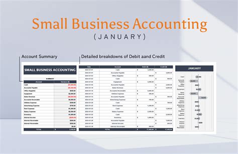 Small Business Accounts Template