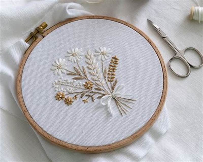 Small Flower Embroidery Pattern