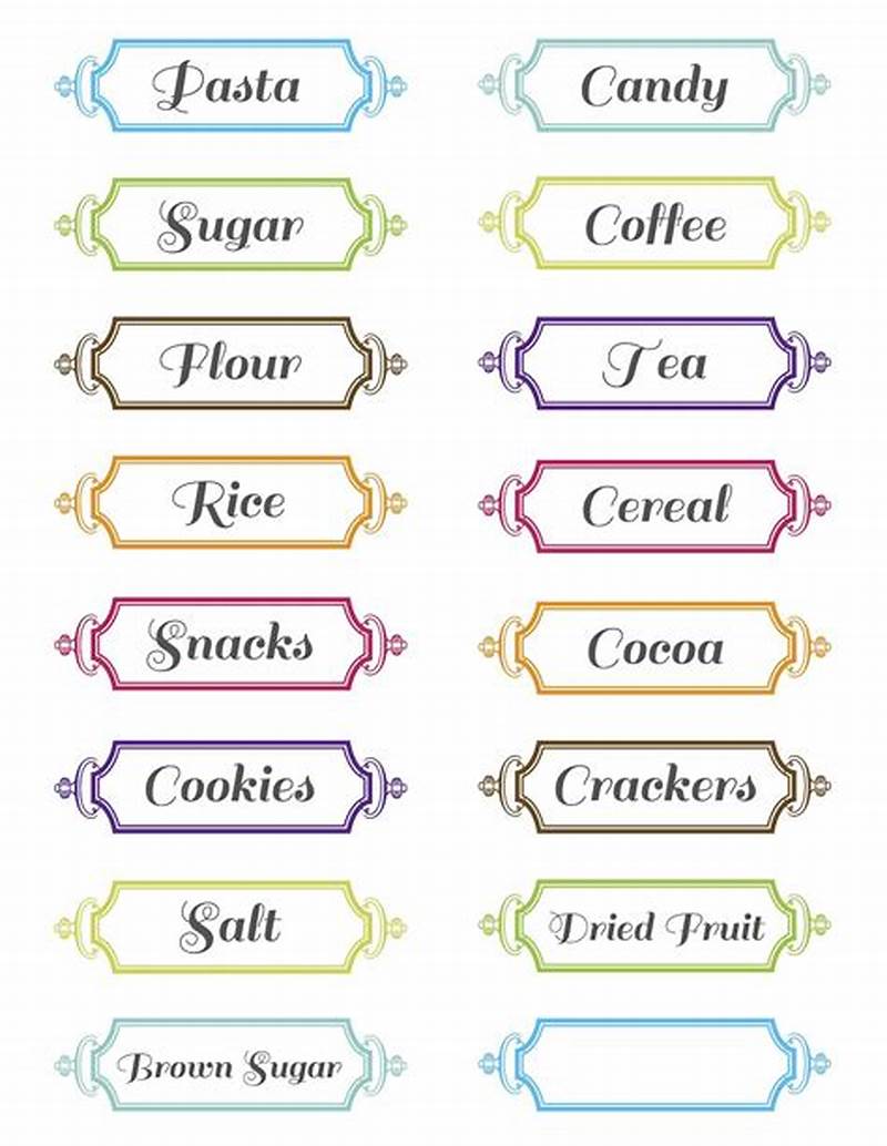 Small Labels Printable